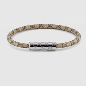 Gucci Beige Bracelet with Silver Detail